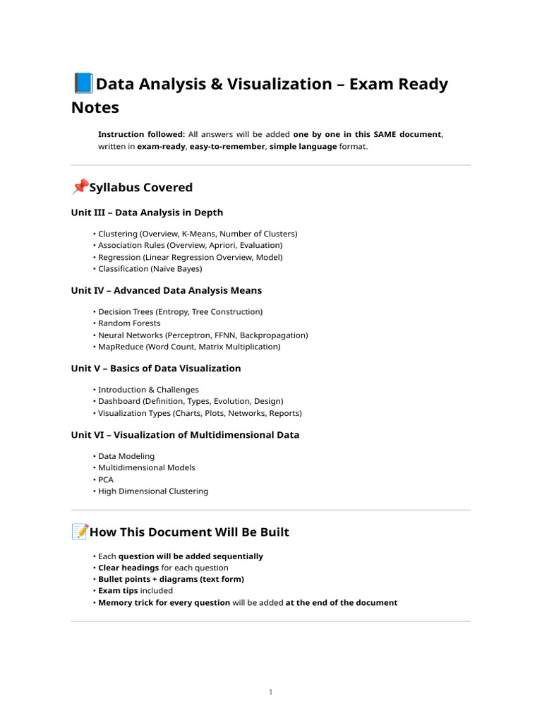 UNIT 3 DS | PDF | Cluster Analysis | Linear Regression