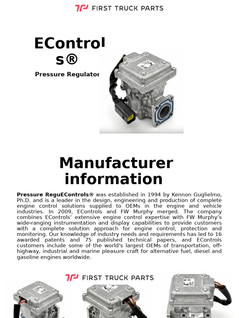 econtrol regulator | PDF