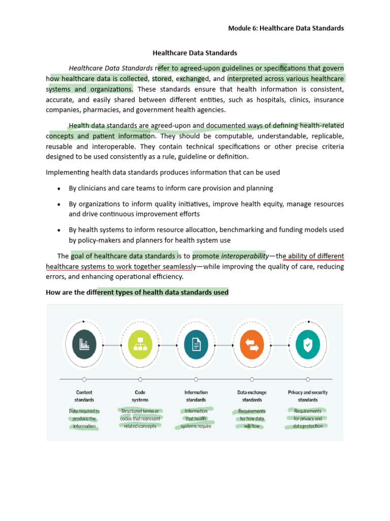 Understanding Healthcare Data Standards | PDF | Health Care | Computing