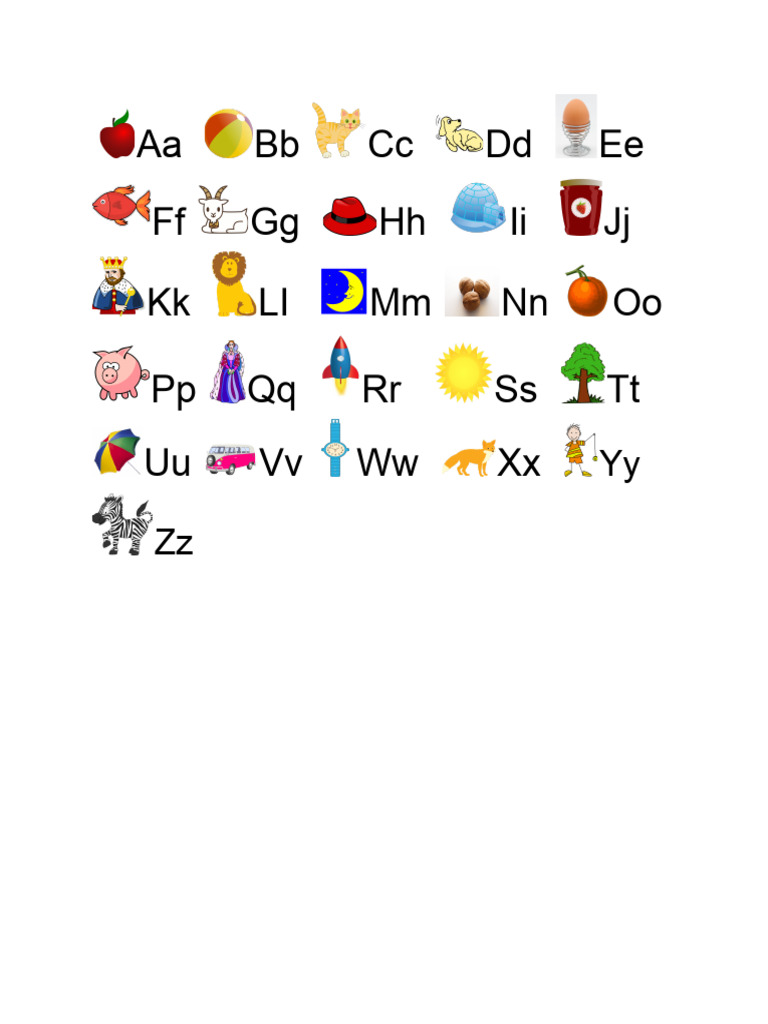Copy of Alphabet | PDF