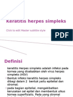 Keratitis Herpes Simpleks