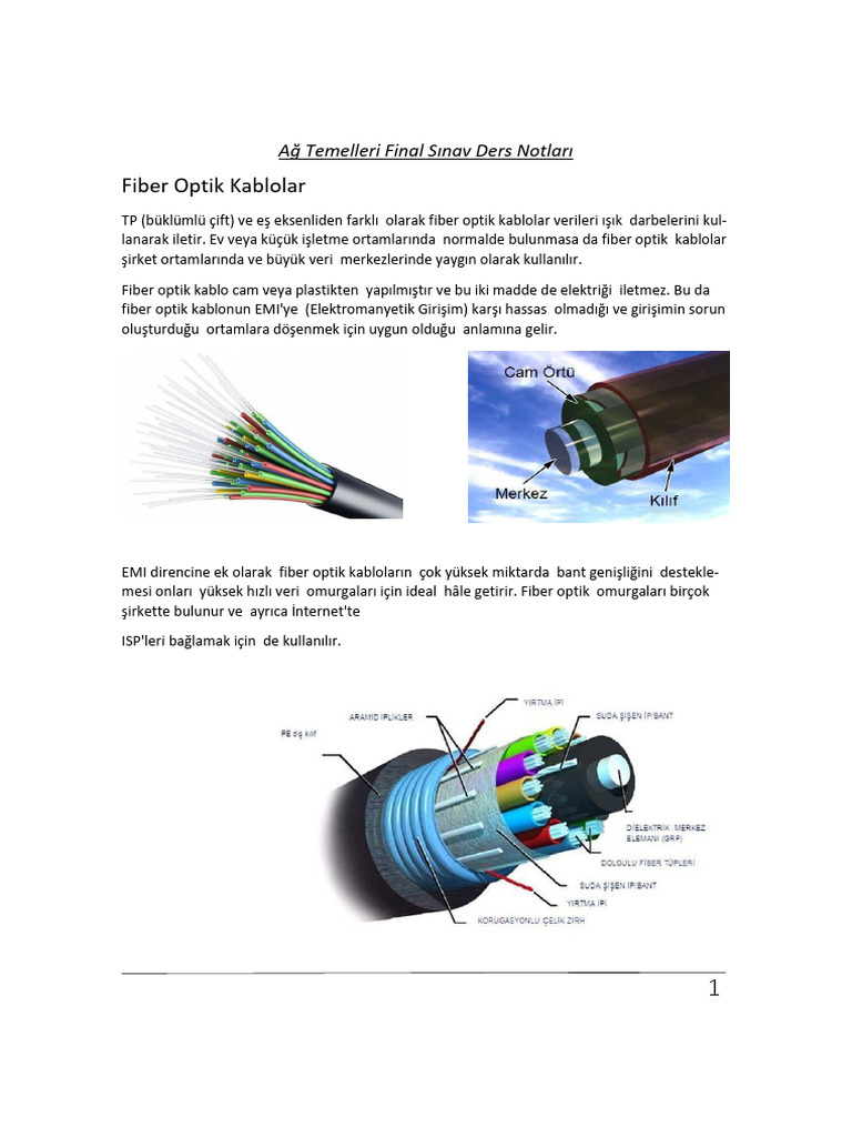 Ağ Temelleri Ders Notu 2 | PDF