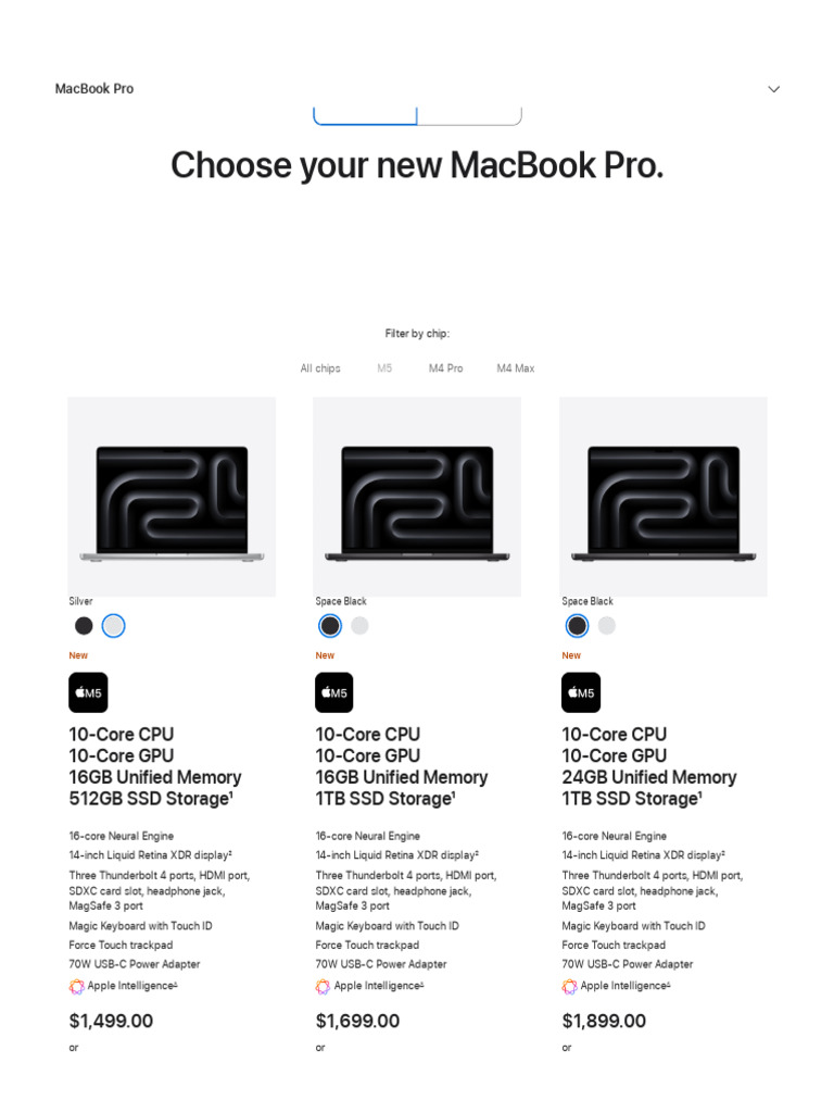 Buy 14-Inch MacBook Pro With M5 - Education - Apple | PDF | Apple Inc ...