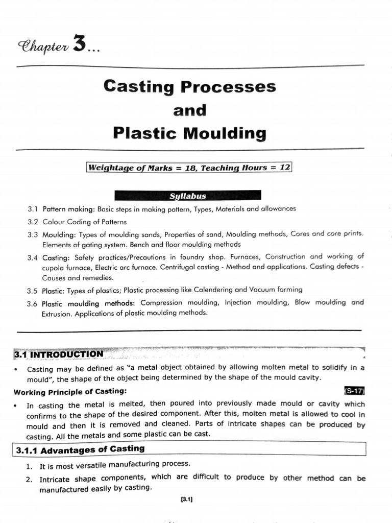 MP - Chp-1.1 Foundry Practices | PDF