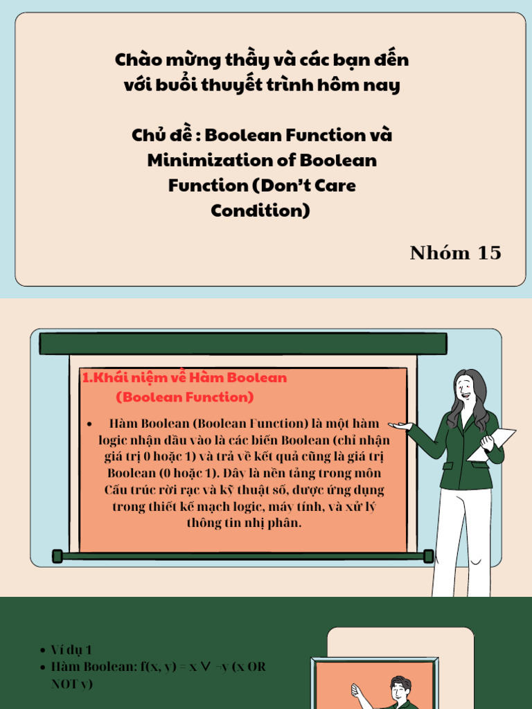Boolean Function Và Minimization of Boolean Function (Don't Care ...