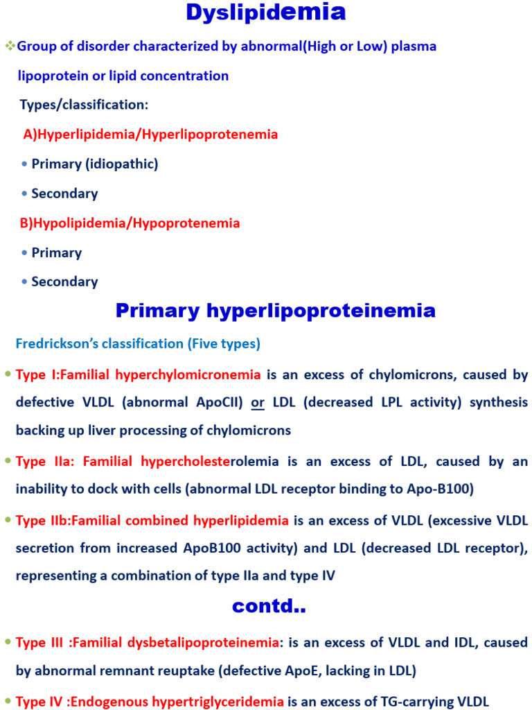 Dysl,Lipid Profile F | PDF | Low Density Lipoprotein | Medical Specialties