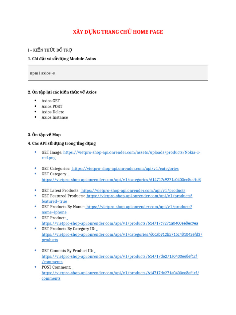 Xây D NG Trang CH Home Page | PDF