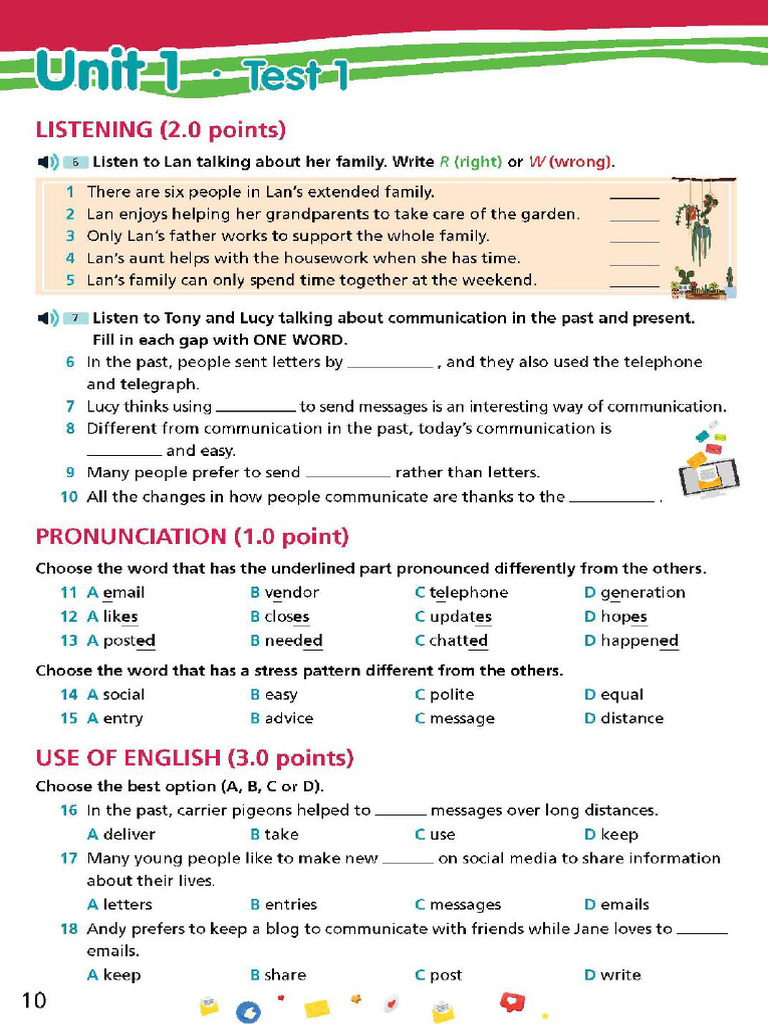 Unit 1 Test | PDF