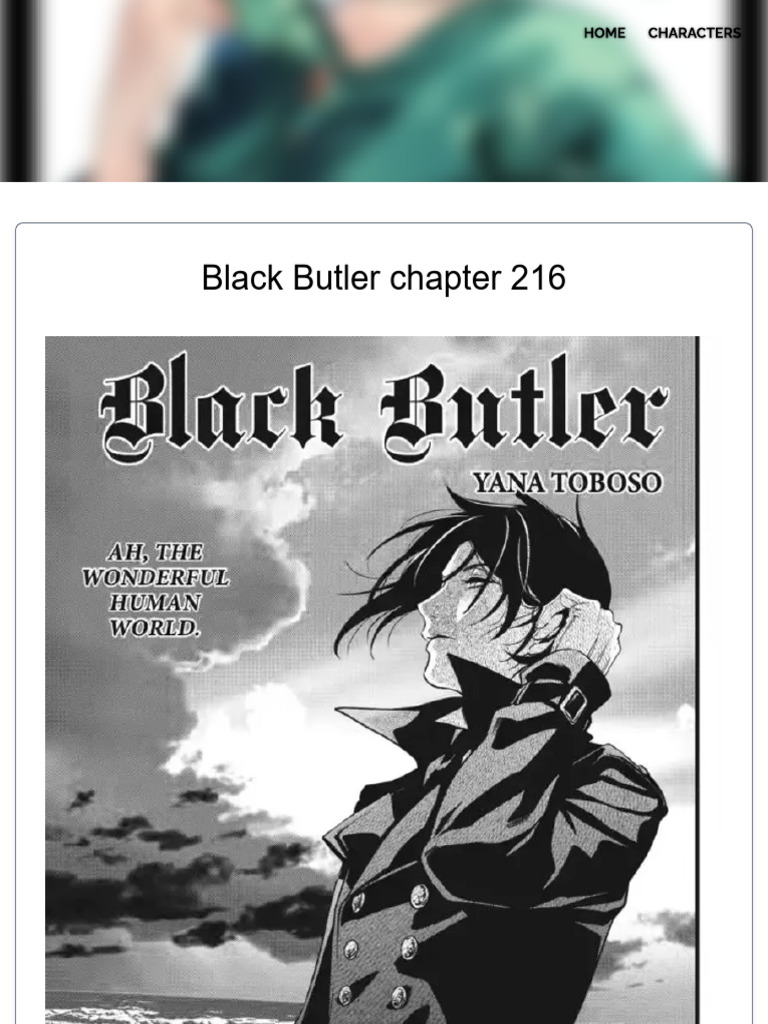 Black Butler Chapter 216 | PDF