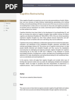 Cognitive Restructuring Workbook Guide | PDF | Thought | Emotions