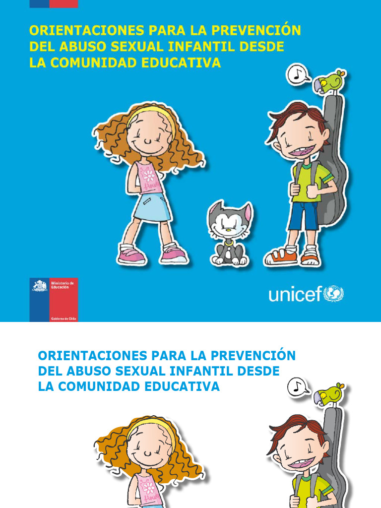 Prevención del Abuso Sexual Infantil Escolar | PDF | Abuso Sexual ...