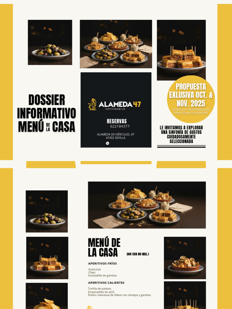 Menú Alameda 47 | PDF