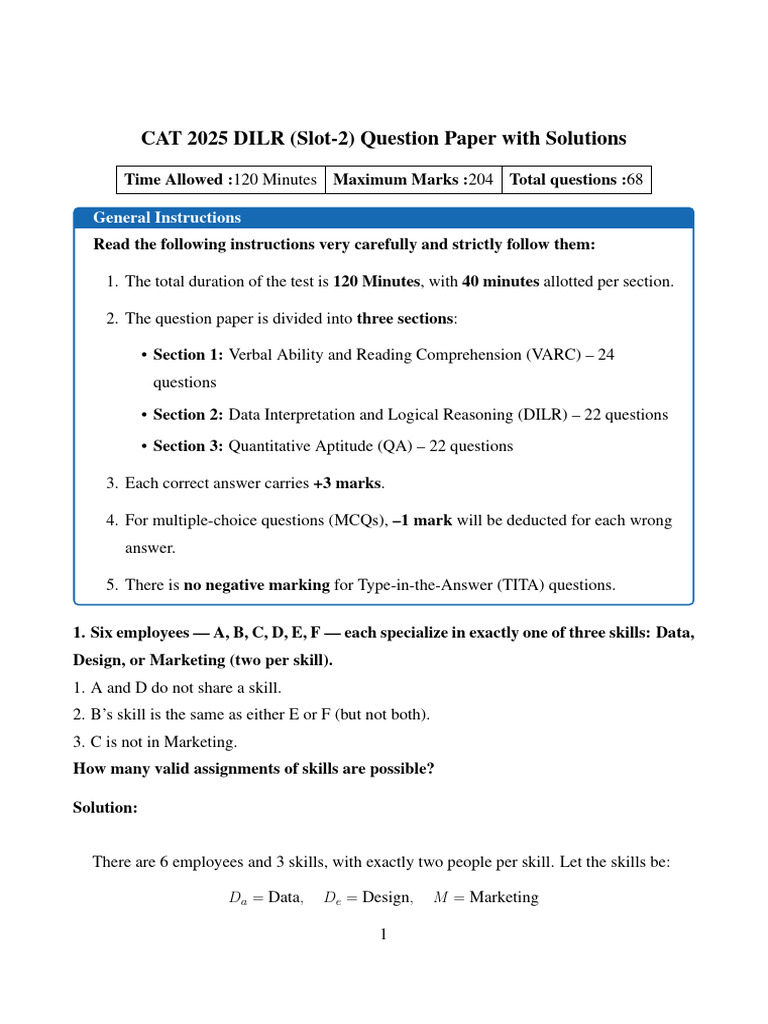 CAT_2025_DILR_Slot_2_Question_Paper_with_Solutions ...
