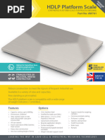 PBA439 Weighing Platform Overview | PDF | Weight | Metrology