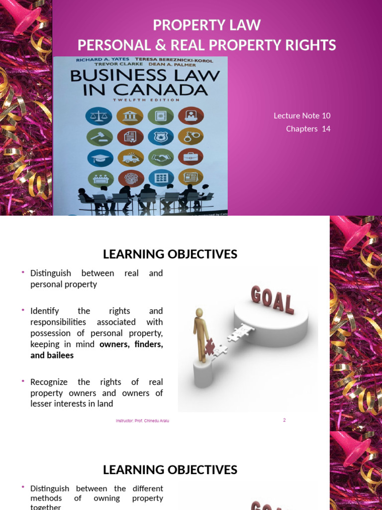 Week 12 - Property Law | PDF | Concurrent Estate | Foreclosure