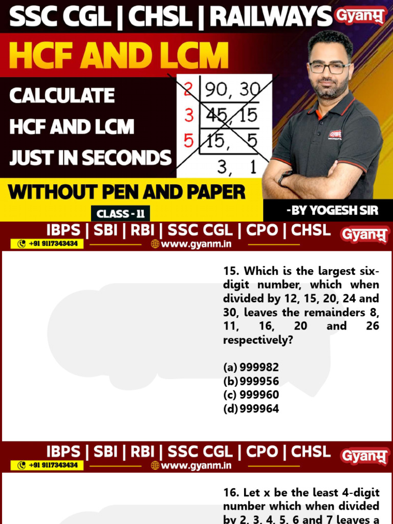 HCF ,LCM.pdf 4 Nov, 2024 | PDF