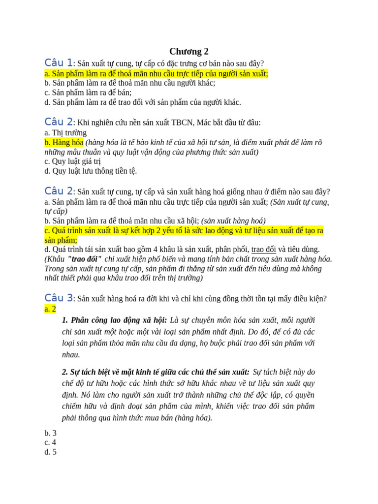 Chương 2 KTCT | PDF