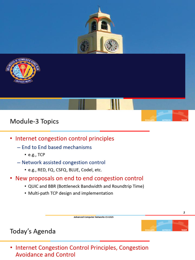 Internet Congestion Control Mechanisms | PDF | Transmission Control ...