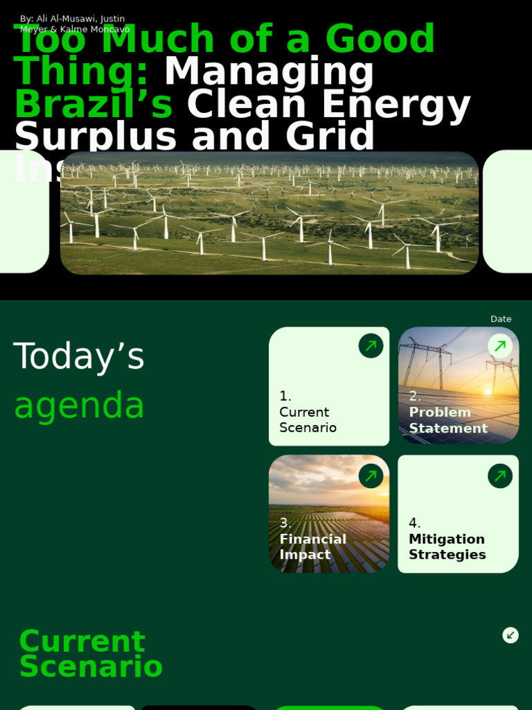 Brazil's Renewable Energy Surplus Issues | PDF | Solar Power ...