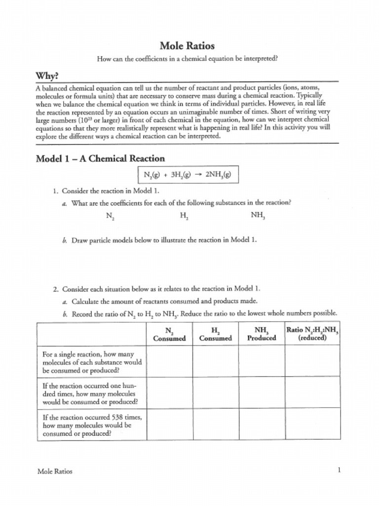 Po Gil Mole Ratios | PDF