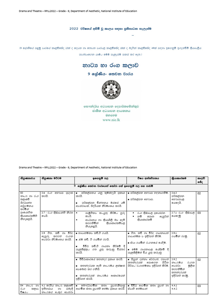 sNIE RECP G09T3 | PDF