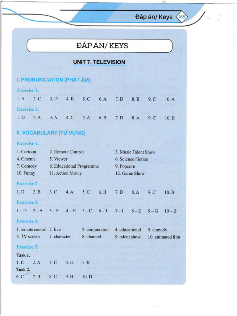 key TA 6 tập 2 | PDF