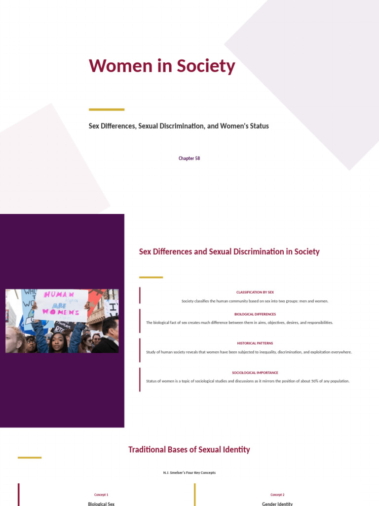 Chapter_58_Women_in_Society | PDF | Gender Role | Sexism