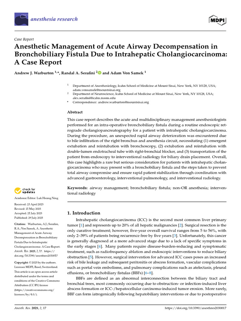 anesthres-02-00017 | PDF | Anesthesia | Stent
