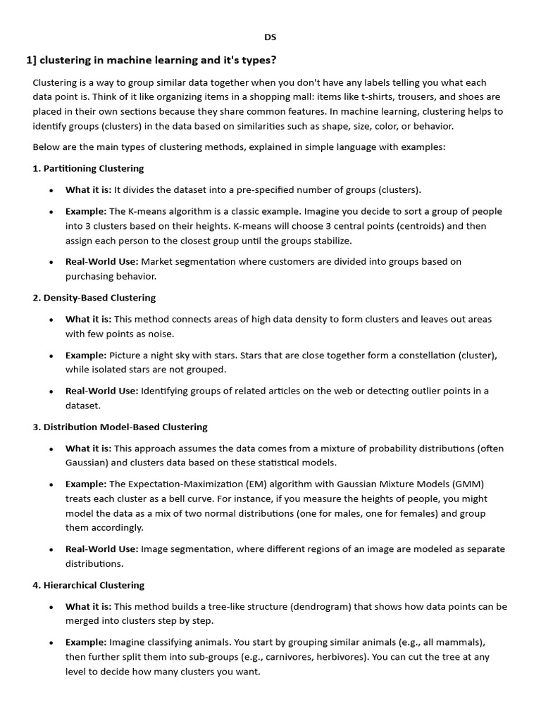 DS | PDF | Cluster Analysis | Apache Spark