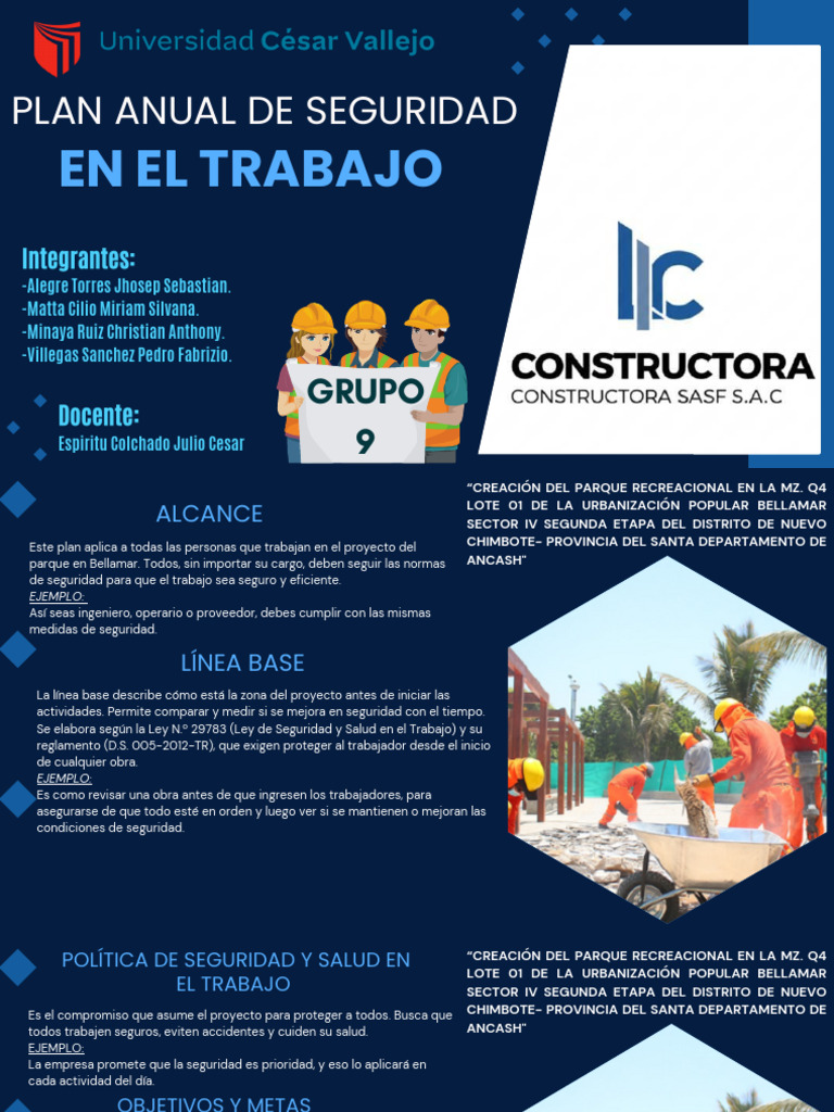 Plan Anual de Seguridad Laboral 2025 | PDF | Seguridad y salud ...