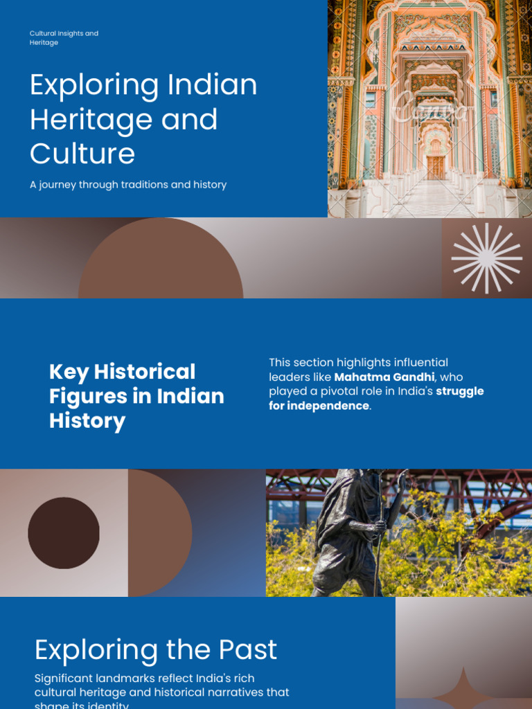 Presentation - Exploring Indian Heritage and Culture.pdf | PDF