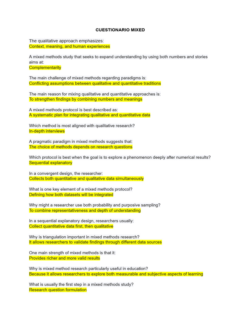Mixed | PDF | Quantitative Research | Qualitative Research