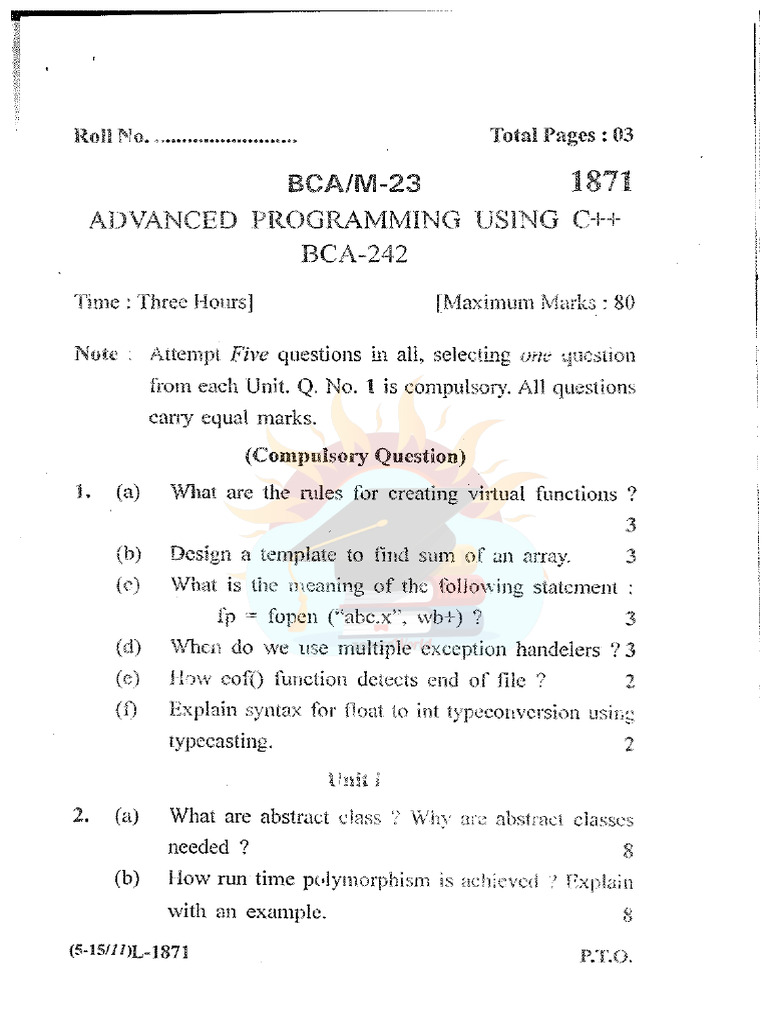 Advance Programming Using C | PDF