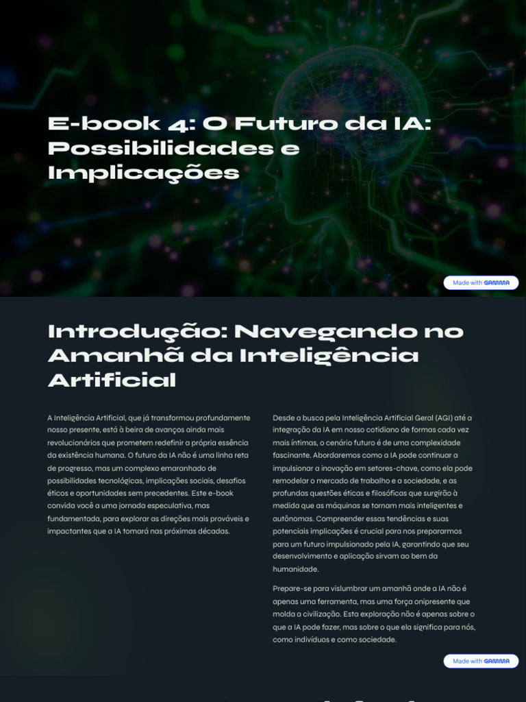 Futuro da IA: Possibilidades e Desafios | PDF | Inteligência artificial ...