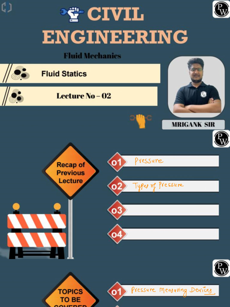 Fluid Statics 02 - Class Notes | PDF