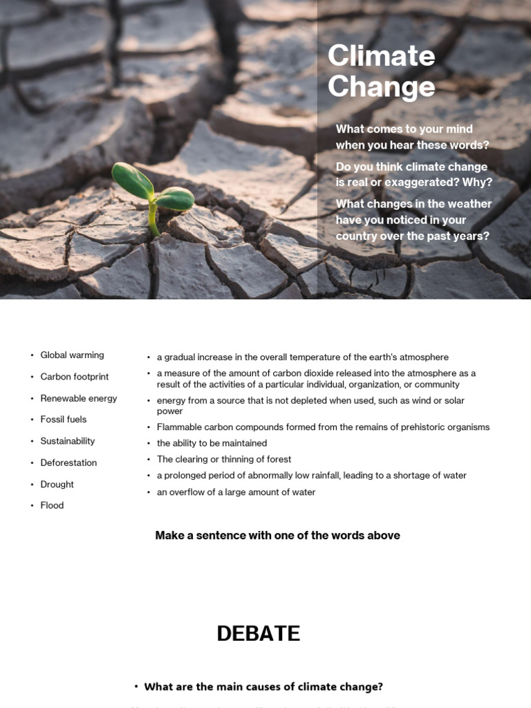 Climate Change | PDF