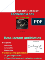 Cephalosporin Resistance in E.coli