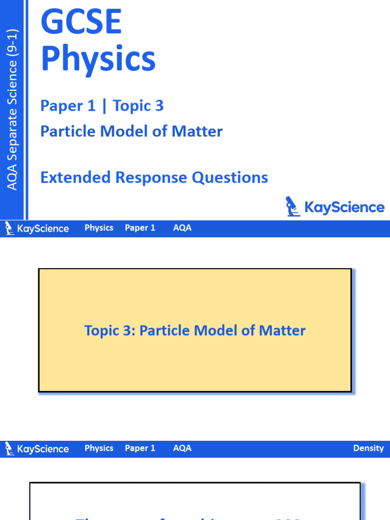 topic 3 physics flashcards | PDF | Gases | Density