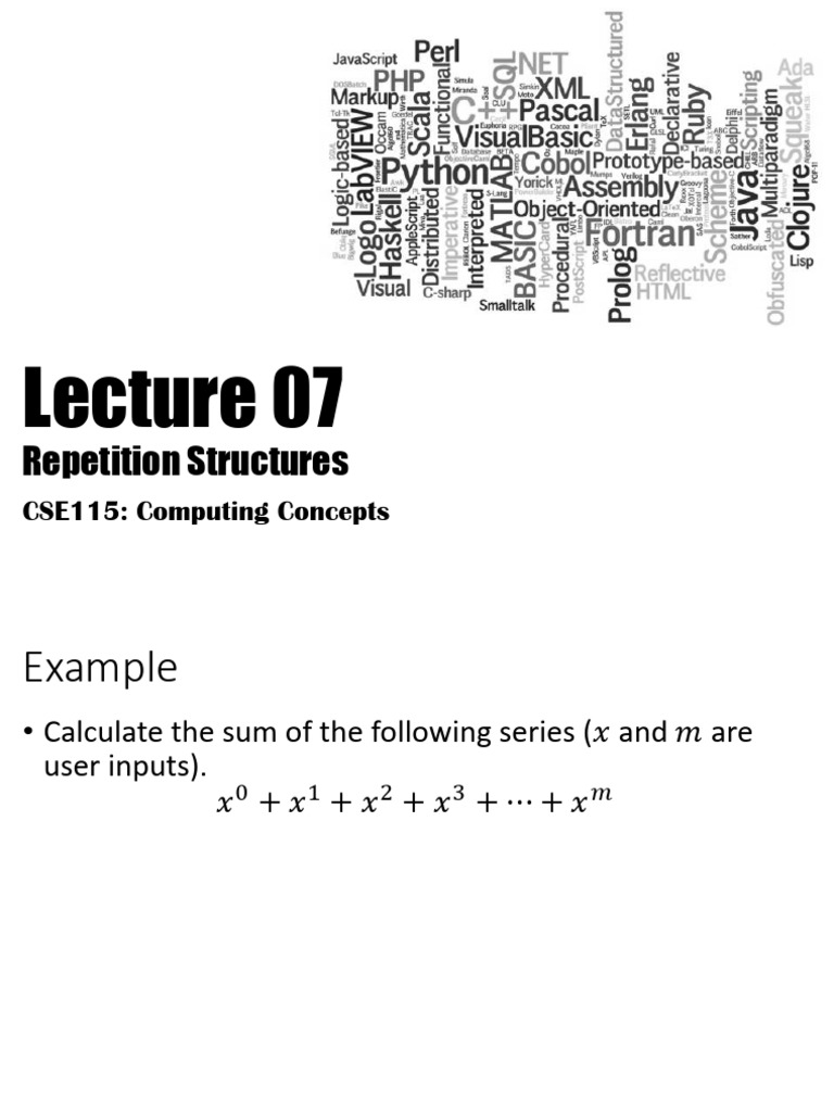 Repetition Structures in C Programming | PDF | Computing | Computer ...