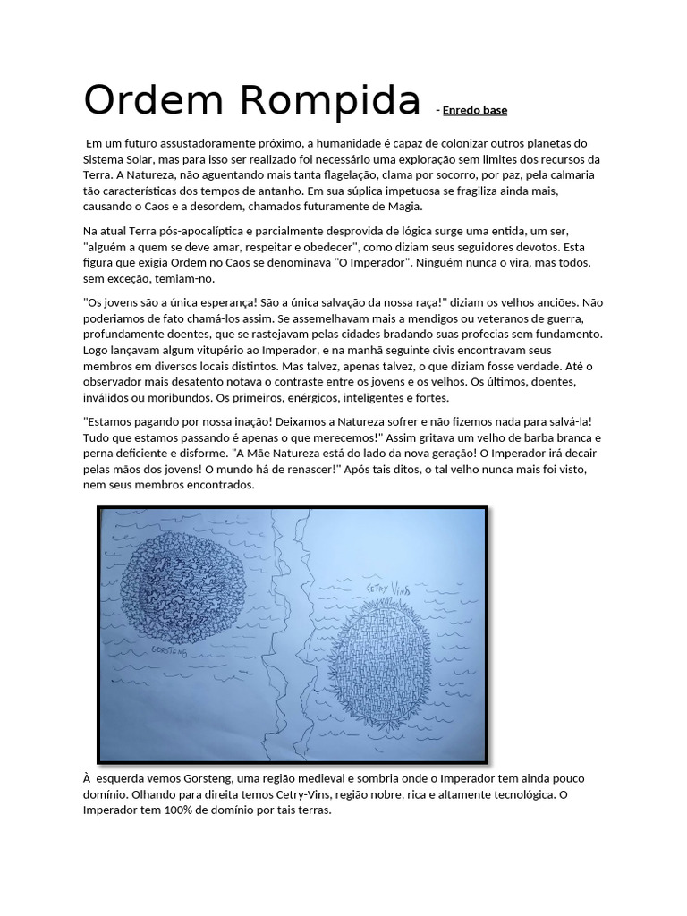 Ordem Rompida - Enredo Base 1 | PDF | Império Bizantino