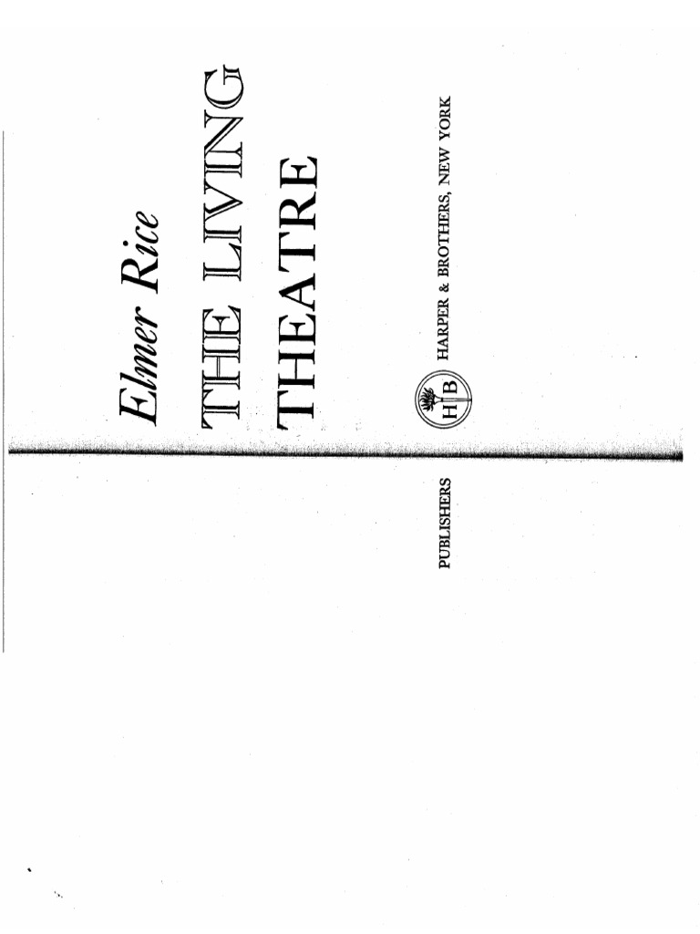 Rice E. The Living Theatre | PDF