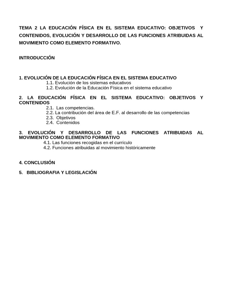 TEMA 2 - copia | PDF | Plan de estudios | Educación primaria