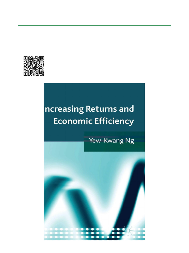Increasing Returns and Economic Efficiency | PDF