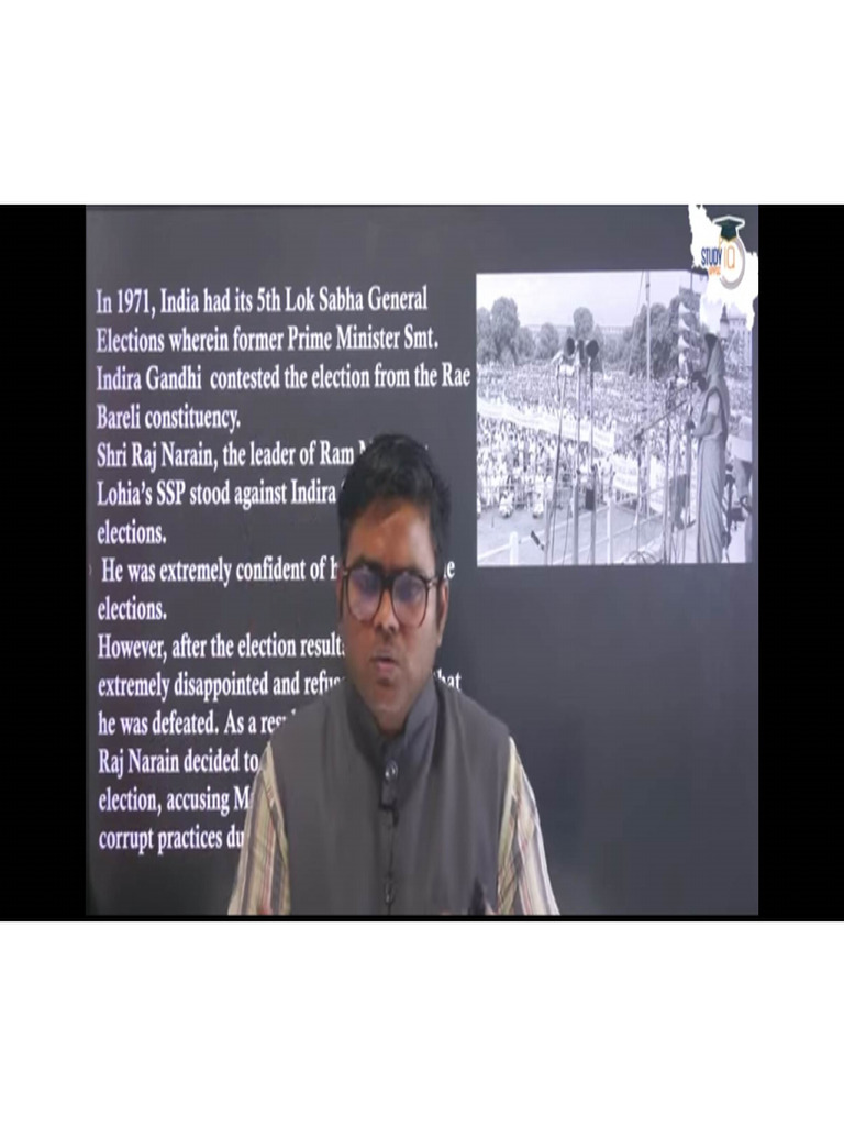 Rajnarayan Vs Indira Case 1975 | PDF