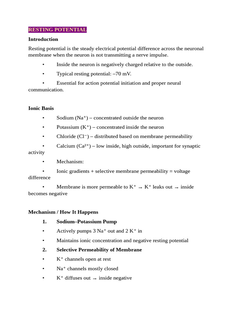 2nd IA | PDF | Chemical Synapse | Action Potential