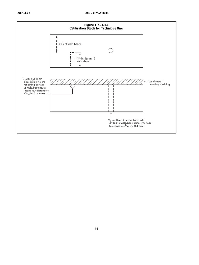 Calibration Block Specifications for Welding | PDF