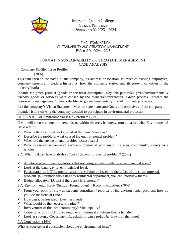 SSMGT | PDF | Swot Analysis | Strategic Management