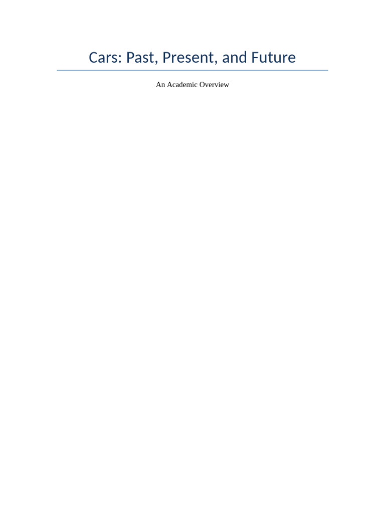 Cars Document | PDF | Car | Vehicles