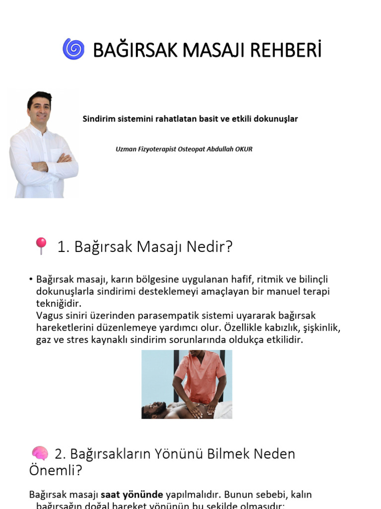 ? Bağirsak Masaji Rehberi̇ | PDF