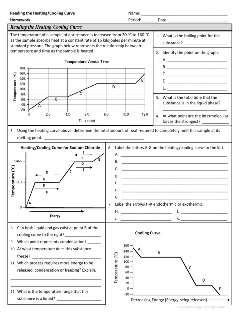 Heating and Cooling Curve Analysis | PDF | Heat | Liquids